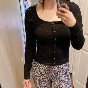 H&M black top